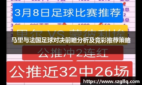 马里与法国足球对决前瞻分析及竞彩推荐策略